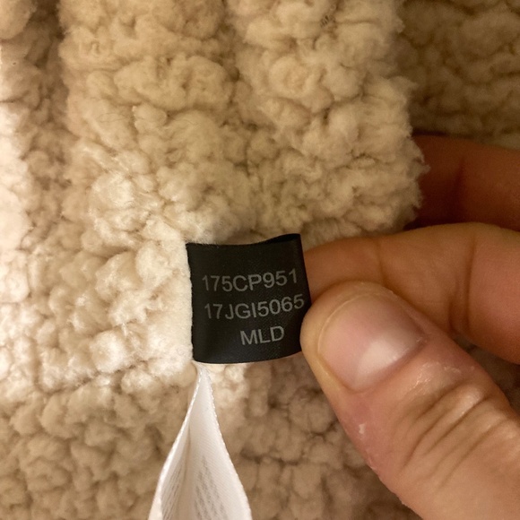 Women's Kenneth Cole Quilted Winter Jacket Faux Shearling Lined Blue Size M Snow - Picture 9 of 17